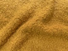 Bouclé Mantelstoff  - uni - ocker