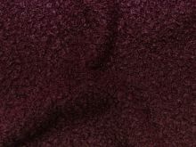 Bouclé Mantelstoff  - uni - beere