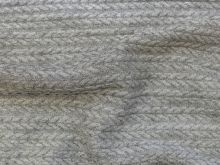 Strickjersey Nizza – Zopfmuster – Grau