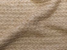 Strickjersey Nizza - Zopfmuster - camel
