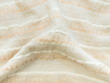 Webware Baumwolle Blusen- , Kleiderstoff - Glitzerfäden - beige