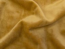 Nicki - samtweich -  Samt / Velvet - uni goldgelb