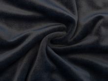 Nicki - samtweich -  Samt / Velvet - uni dunkelblau