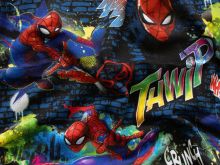 Jersey Digitaldruck - Spider-Man - blau