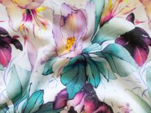 Alpenfleece Swafing Isla - Blüten - weiß