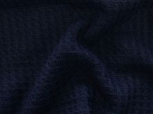 Strickstoff Waffeloptik - 400 gr/qm - dunkelblau