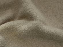 Wollwalk Mantelstoff Swafing Naomi gekochte Wolle - meliert - beige