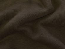 Dicker Sweatstoff in einheitlichem Braun – ideal für warme Bekleidungsstücke wie Sweatshirts, Hoodies und Pullover.