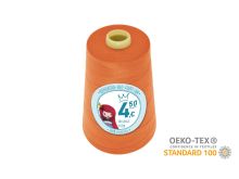 Nähgarn Overlock XXL - Ökotex 100 - Lauflänge 4570m (5000Y) - uni leuchtendes orange