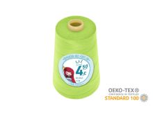 Nähgarn Overlock XXL - Ökotex 100 - Lauflänge 4570m (5000Y) - uni leuchtendes neongelb
