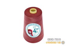 Nähgarn Overlock XXL - Ökotex 100 - Lauflänge 4570m (5000Y) - uni zederrot