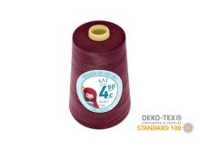 Nähgarn Overlock XXL - Ökotex 100 - Lauflänge 4570m (5000Y) - uni dunkles zederrot