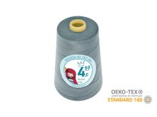 Nähgarn Overlock XXL - Ökotex 100 - Lauflänge 4570m (5000Y) - uni silberblau