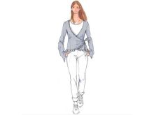 Schnittmuster Berlin Papierschnittmuster - Jacke 'Alice' - Größe 34-50 - Damen