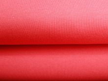Feinripp Jersey Sanetta - uni tomatenrot
