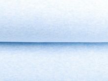 Feinripp Jersey Melange Sanetta - meliert pastellblau