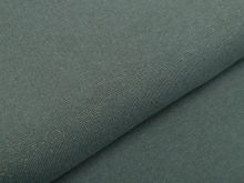 Glattes Bündchen im Schlauch 70 cm mit Glitzerfäden - uni altmint/goldfarben