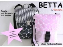 Papierschnittmuster elbmarie Schultertasche/Rucksack BETTA - Tasche/Kurierrucksack