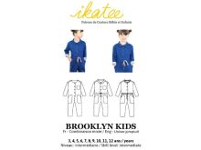 Französische Papier-Schnittmuster Ikatee - Jumpsuit BROOKLYN Kids - Kinder