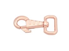 Karabinerhaken Deluxe Metall - 1 Stück ca. 16 mm - roségold