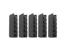 Endstücke Metall - 32 mm -  5 Stück - schwarz