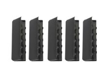 Endstücke Metall - 38 mm -  5 Stück - schwarz