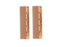 Endstücke Metall – 40 mm – 2 Stück – Roségold
