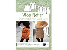 Papierschnittmuster Blaubeerstern Firlefanz - Wilder Pfeffer Damenrock für Webware - Damen