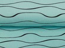 Jersey  Hemmers Itex - Wellenlinien - mint