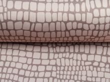 Elastischer Hosenstoff Softtouch - Animalprint - braun