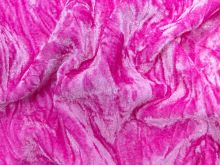 Nahaufnahme von Pannesamt - uni - pink