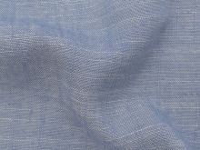 Nahaufnahme von Viskose Leinen - uni - blau
