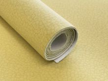 Kunstleder Velours Coupon ca. 50 cm x 140 cm - gelb - grün