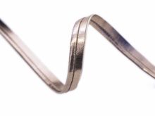 Paspelband Biese aus Kunstleder ca. 10 mm - metallic roségold