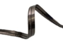 Paspelband Biese aus Kunstleder ca. 10 mm - metallic bronzefarben