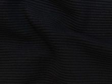Jersey Ottoman Querrippe - uni - marine