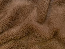 Nahaufnahme von Wellnessfleece - uni - kamel