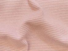 Bündchen extrabreit (145 cm) - zarte Streifen - rosa