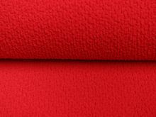 Jersey Jacquard - Haptische gecrashte Wellen - rot