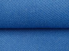 Jersey Strickstoff - löchrige Struktur - tintenblau