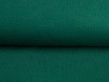 Feinripp Jersey Sanetta - uni flaschengrün