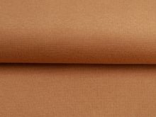 Feinripp Jersey Sanetta - uni nussbraun