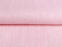 Reines Leinen gewebt - washed  - uni rosa