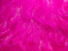 Fellimitat - Langhaar - Zottel - pink