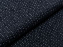 Single Jersey - Karomuster - blau