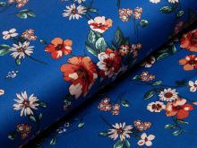 Webware - Blumenwiese - royalblau