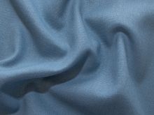 Webware Leinen Baumwolle - uni - blau