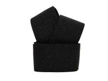 Glitzer Gummiband 40 mm - schwarz