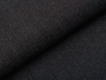 Recycled Stretch Jeansstoff - uni schwarz