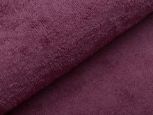 Bambus Frottee - uni aubergine